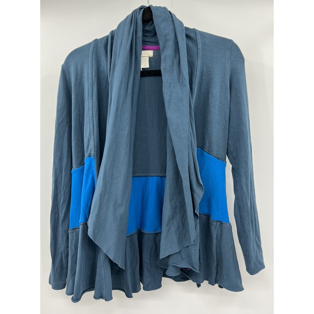 Matilda Jane Wonderful Parade Moody Women's XS Open Cardigan Jersey Knit Ruffles